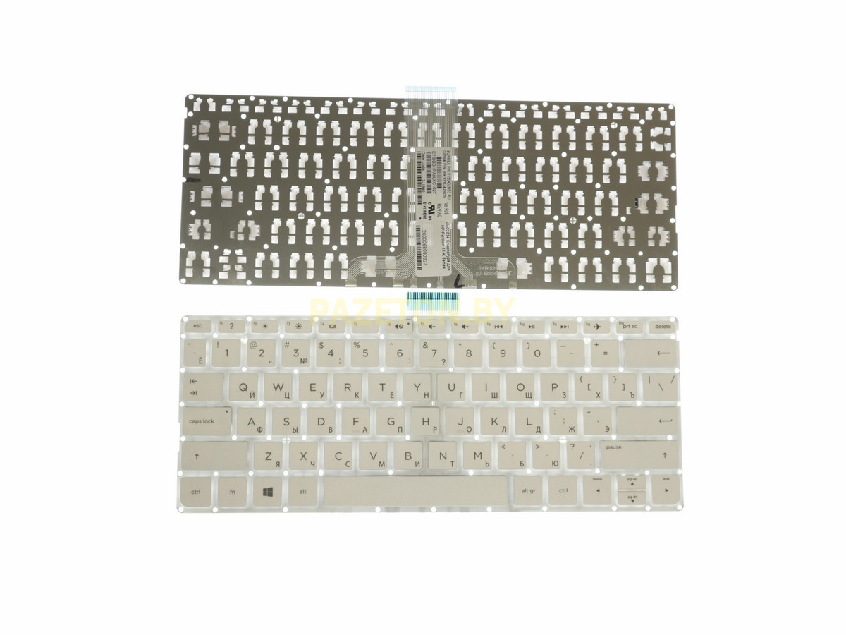 Клавиатура для ноутбука HP Pavilion 11-K белая
