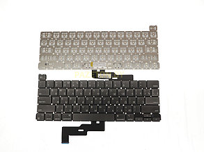 Клавиатура для ноутбука Apple MacBook Pro 13 Touch Bar A2289 (Early 2020) черная под подсветку малая клавиша