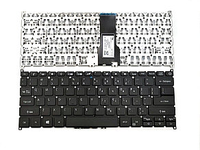 Клавиатура US для ноутбука Acer Swift 3 SF314-54 черная под подсветку с кнопкой включения