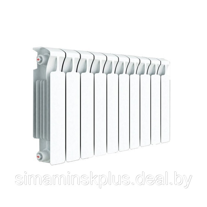 Радиатор биметаллический RIFAR MONOLIT, 500 x 100мм, 10 секций, боковое подключение - фото 1 - id-p178339956