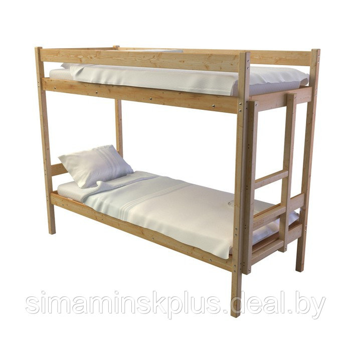 Двухъярусная кровать «Дюна», 70 × 160 см, массив сосны - фото 3 - id-p178341100