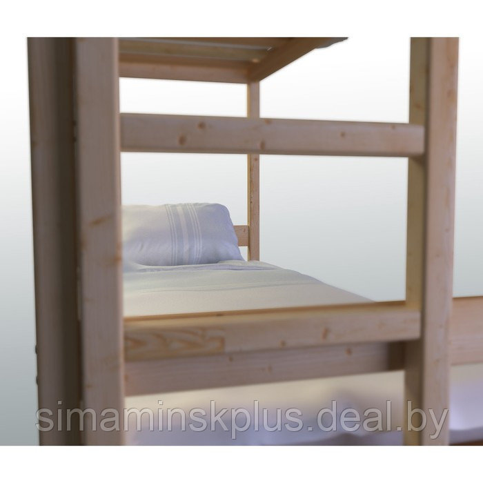 Двухъярусная кровать «Дюна», 70 × 160 см, массив сосны - фото 5 - id-p178341100