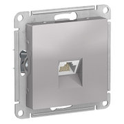 ATN000383 Atlasdesign розетка компьютерная RJ45, механизм, алюминий