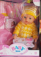 Кукла-пупс Baby love BL009A 8 функций (аналог Baby Born)