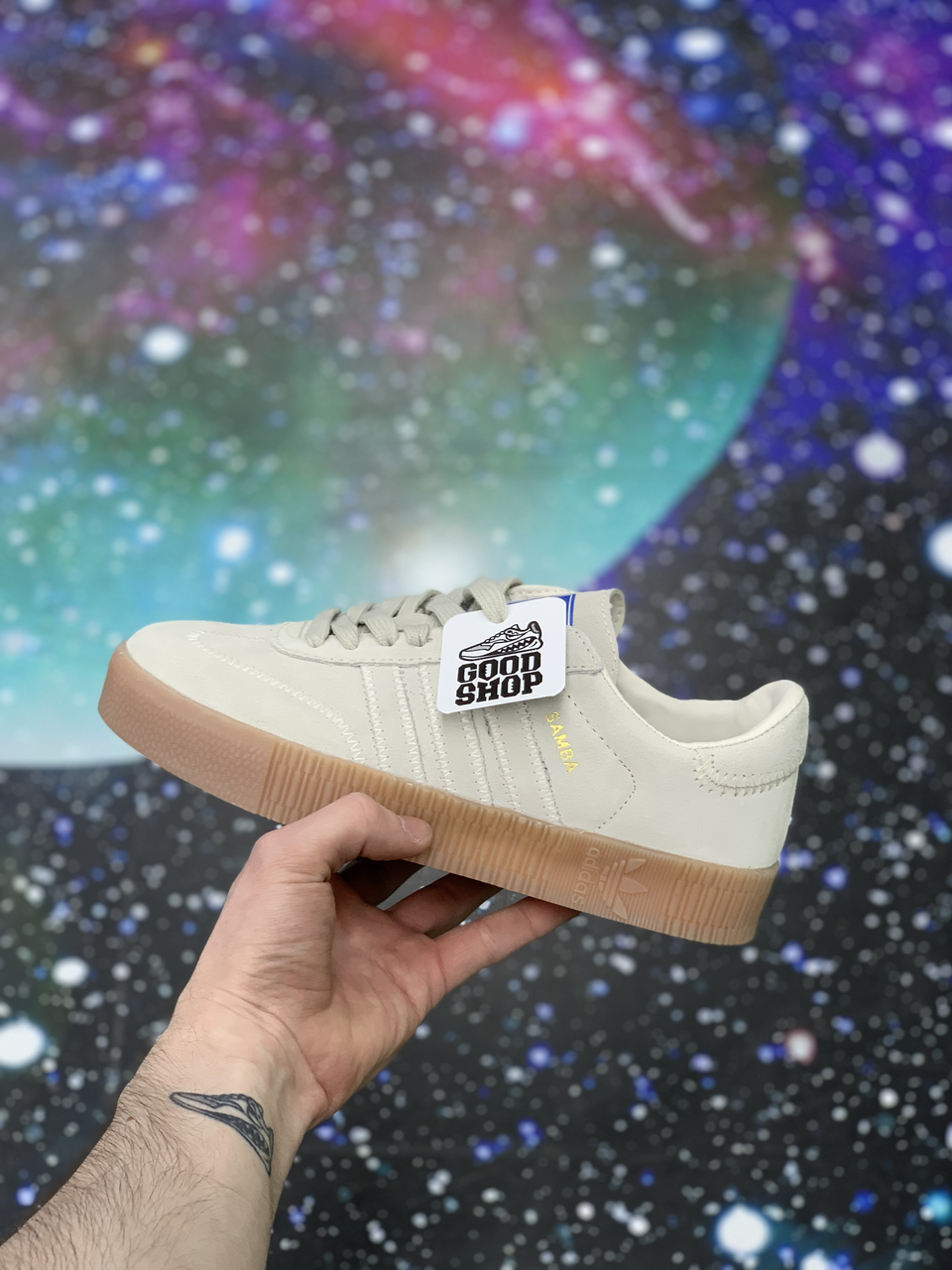 Кроссовки Adidas Samba Rose Beige Brown