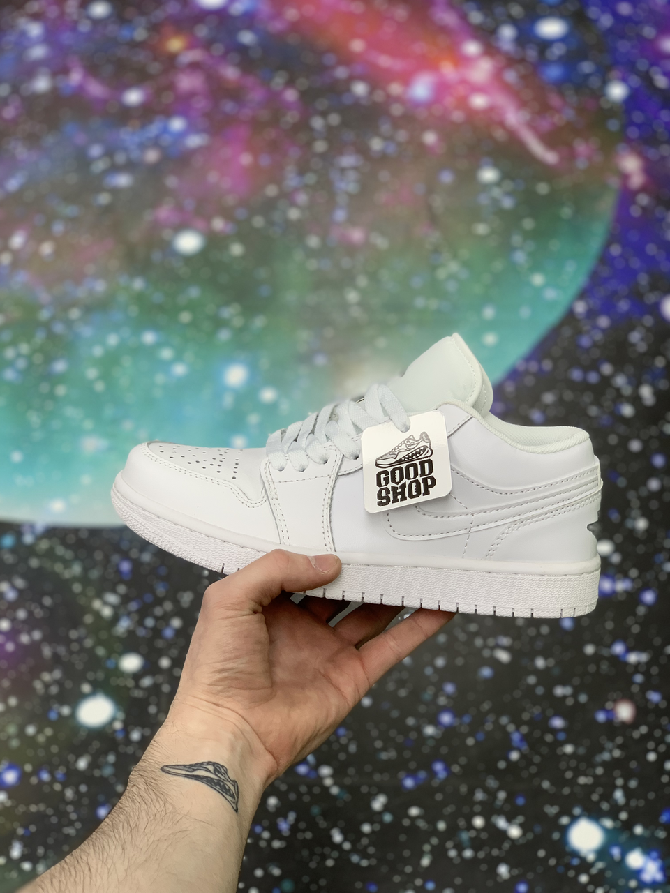 Кроссовки Air Jordan 1 Retro All White LOW