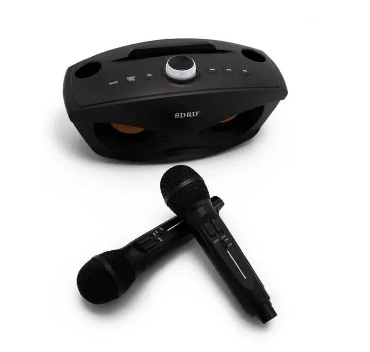 Беспроводная семейная Караоке система SDRD® SD-306 с двумя микрофонами в комплекте - фото 3 - id-p178355622