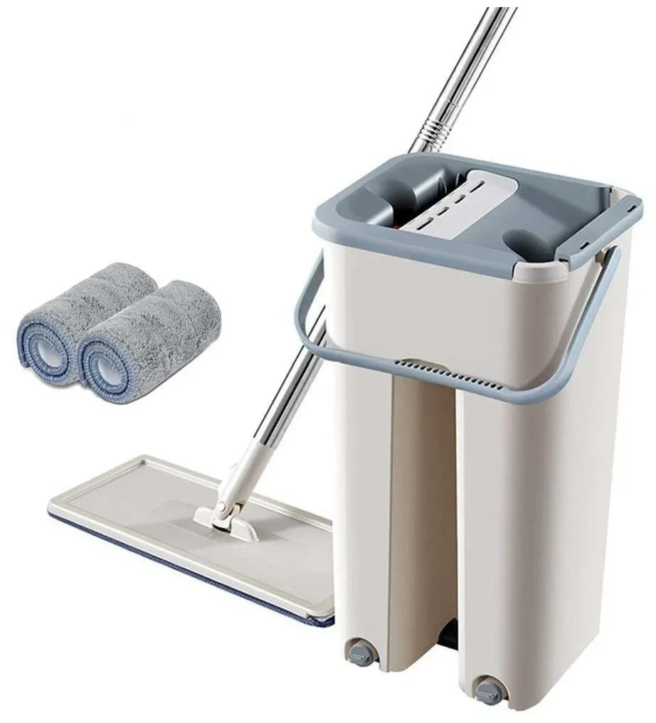 Комплект для уборки Scratch Cleaning Mop (ведро+швабра с самоотжимом)