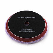 Lila Wool Pad - Полировальный круг из лилового меха | Shine Systems | 155мм, фото 2