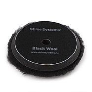 Black Wool Pad - Полировальный круг из черного меха | Shine Systems | 155мм, фото 2