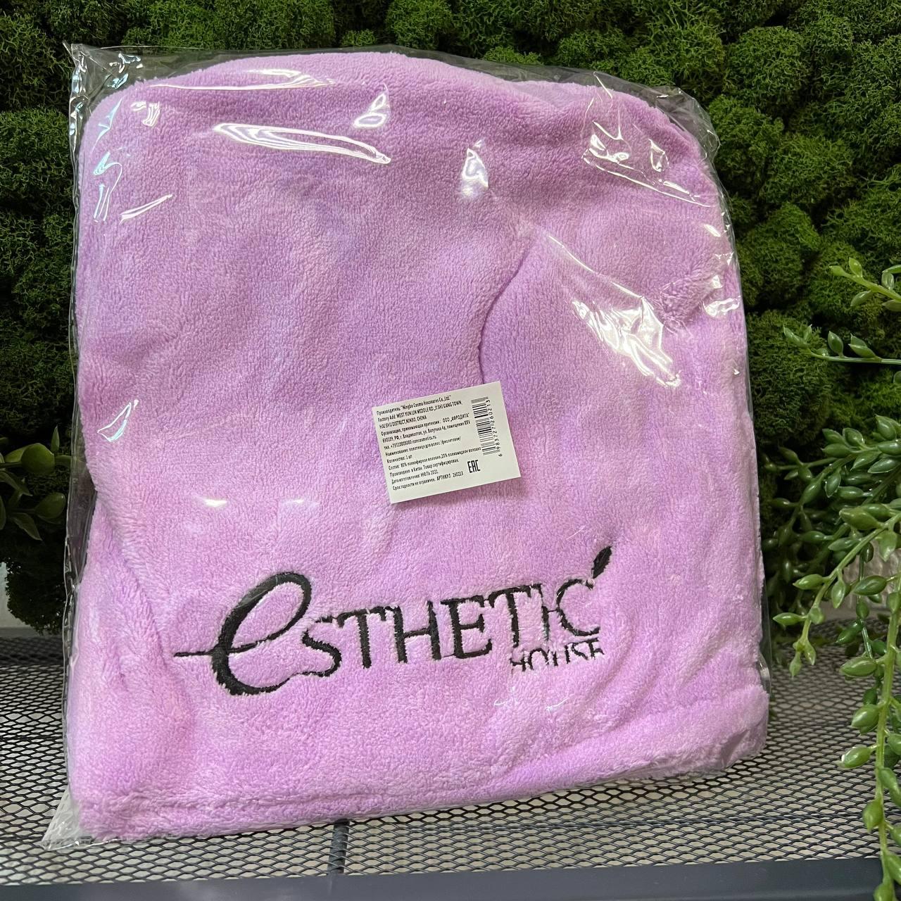 Полотенце для волос ESTHETIC HOUSE Super Absorbent Hair Towel  лиловое