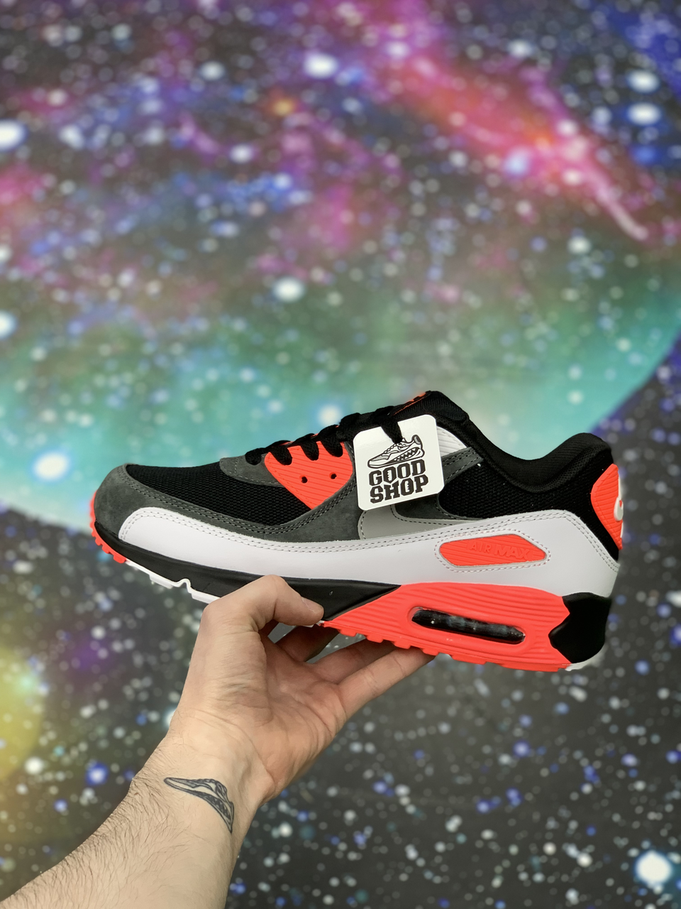 Кроссовки Nike Air Max 90 Black Grey Pink