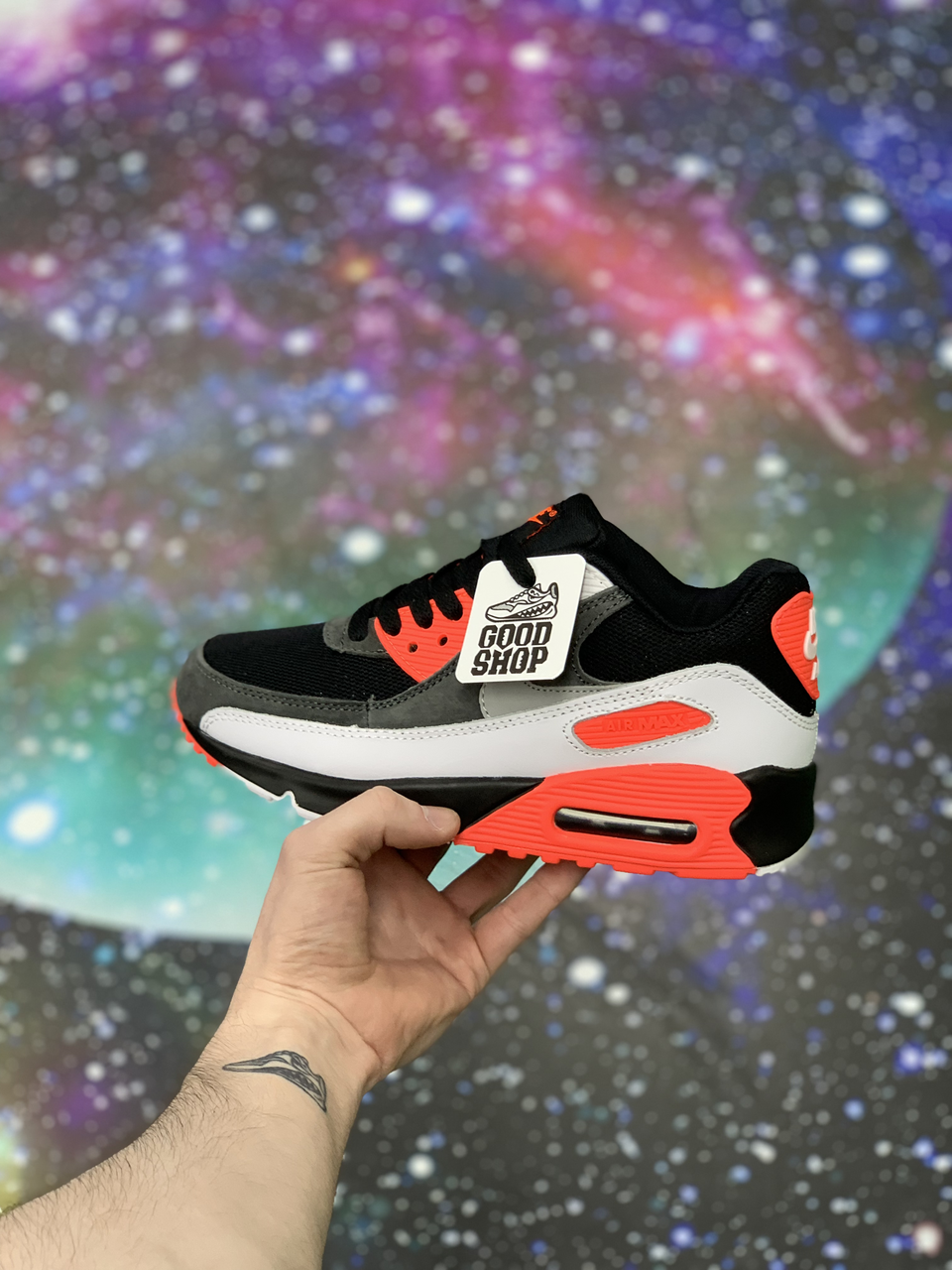 Кроссовки Nike Air Max 90 Black Grey Pink