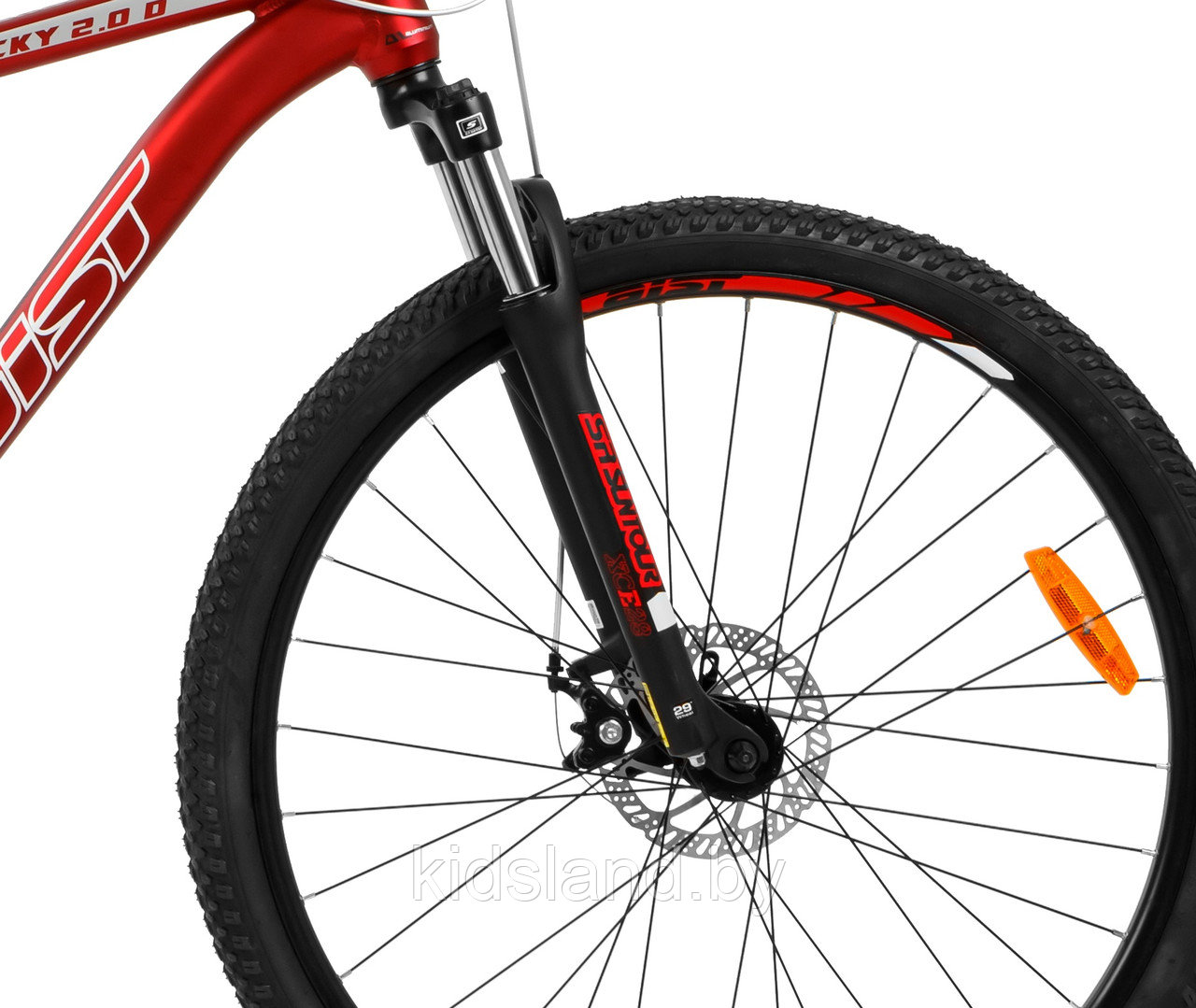 Велосипед Aist Rocky 2.0 Disc 27.5" (красный) - фото 7 - id-p178358915