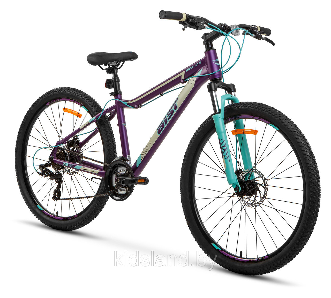 Велосипед Aist Rosy Disc 27.5 1.0" (фиолетовый) - фото 2 - id-p150533400