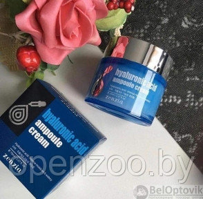 Уценка Zenzia крем для лица Ampoule Cream, 70ml Original Korea С гиалуроновой кислотой Hyaluronic Ampule - фото 1 - id-p121218405