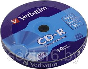 Диск CD-R Verbatim   700Mb 52x  sp.  уп.10 шт  43725 VERBATIM 43725