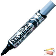 Маркер для доски Pentel Maxiflo, 1-3 мм., черный, арт.MWL5V-A