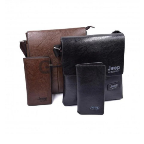 Мужская сумка JEEP BULUO 506 + кошелёк в подарок - фото 4 - id-p107357630