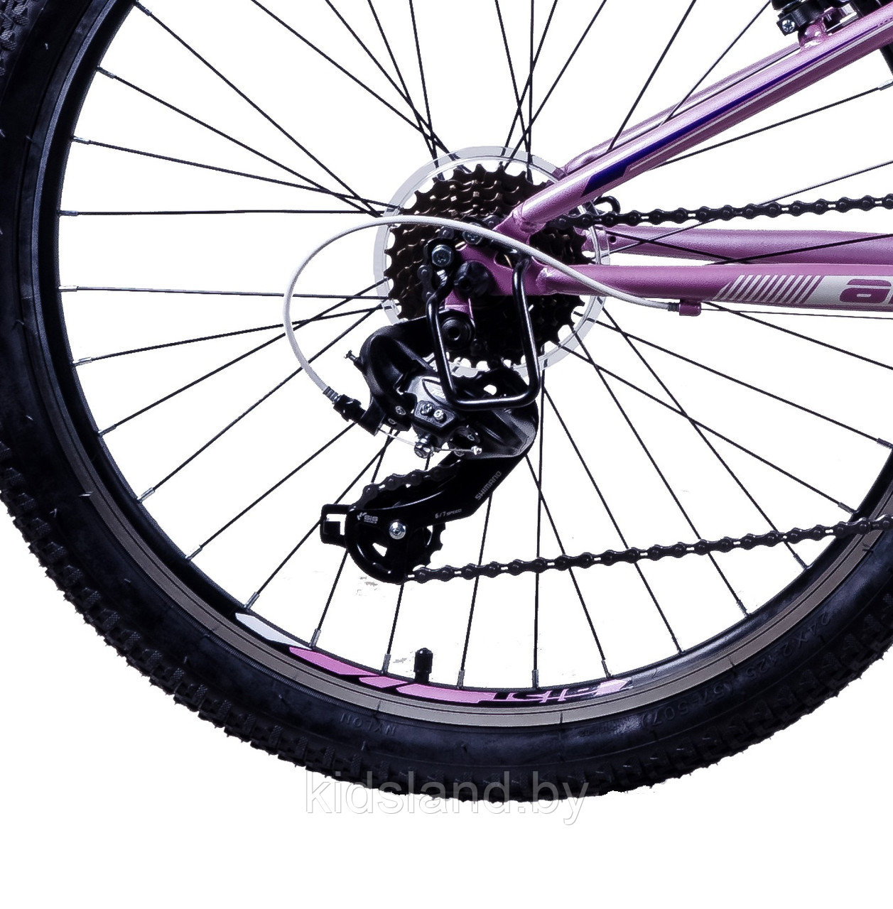 Велосипед Aist Rosy Junior 1.0 24" (сиреневый) - фото 5 - id-p73242355