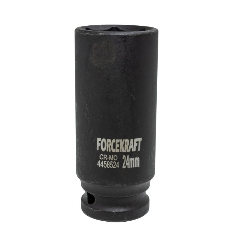 Головка ударная глубокая 24mm 1/2" 6гр.