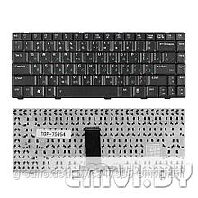 Клавиатура для ноутбука Asus F80, F81, F83, X82, X85, X88, V2J, V2JE, V2S Series (Плоский Enter. Черная)