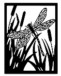 Файл декоративное панно Dragonfly в DXF формате, фото 2