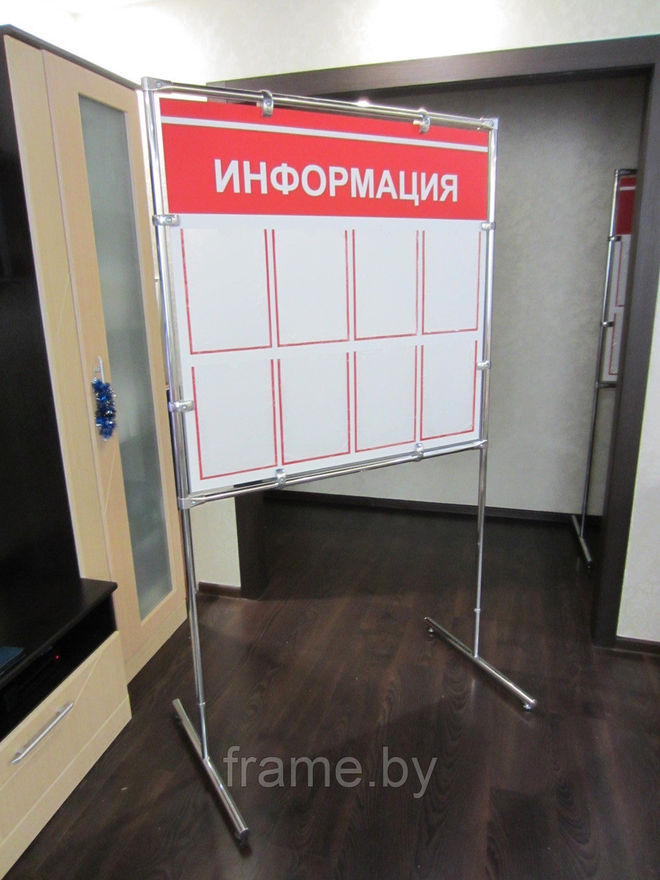 Напольный информационный стенд с карманами, уголок покупателя, уголок ...