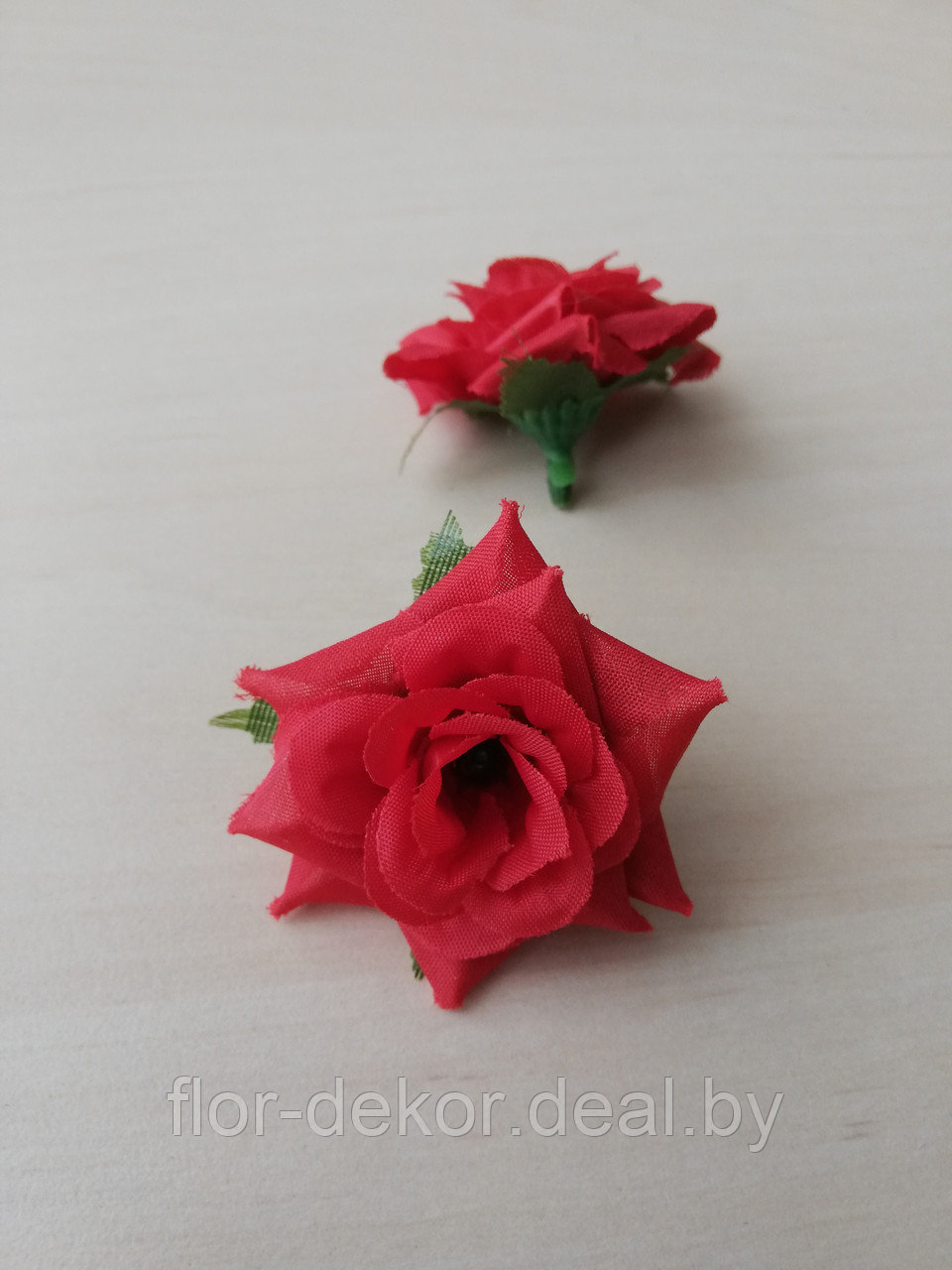 Головка розы мини , d 5см.(2 расцветки) - фото 1 - id-p66276820