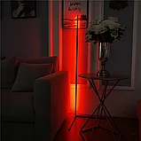 Напольный светильник RGB 140 см / торшер, управление с приложения, фото 2