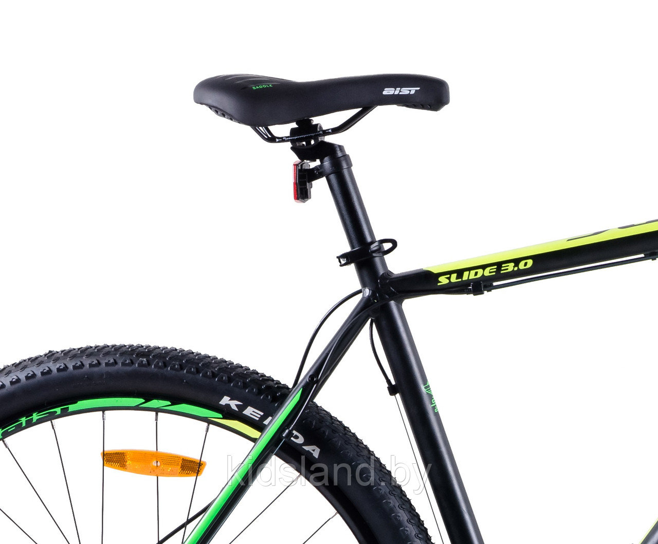 Велосипед Aist Slide 27.5 3.0" (черно-зеленый) - фото 2 - id-p119147388
