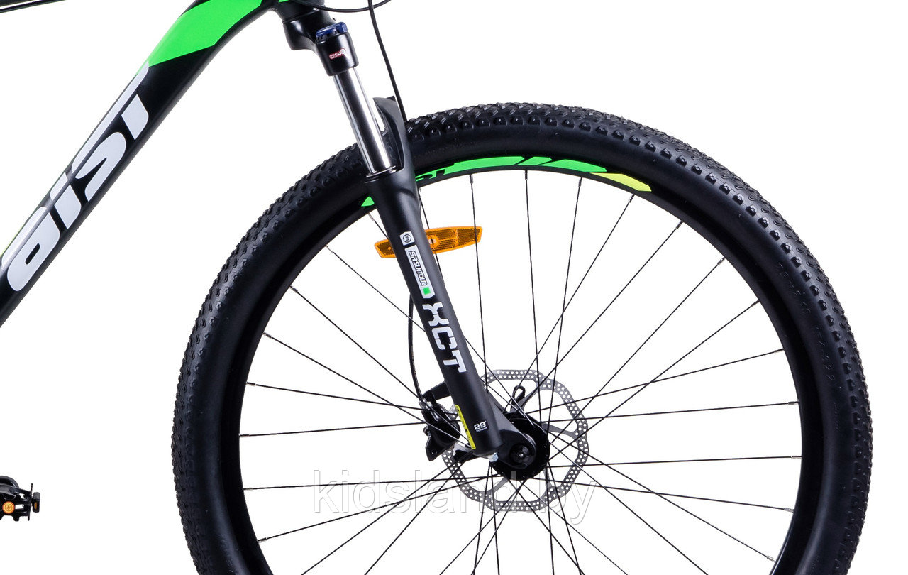Велосипед Aist Slide 27.5 3.0" (черно-зеленый) - фото 5 - id-p150533291