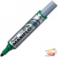 Маркер для доски Pentel Maxiflo, 1-3 мм., зеленый