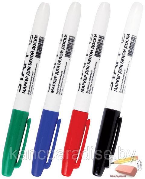 Набор маркеров для доски Staff Everyday, 2-5 мм., 4 цвета - фото 2 - id-p178378328
