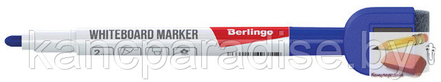 Маркер для доски на магните Berlingo Uniline WB220, 2 мм., синий - фото 1 - id-p178378588