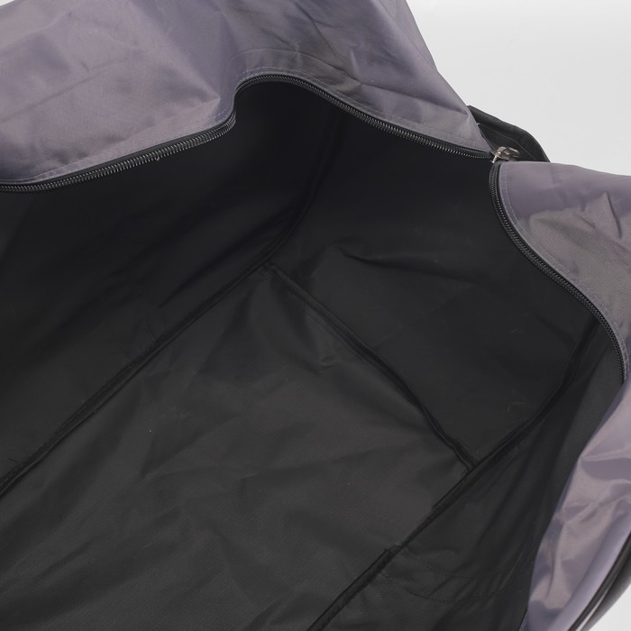 Сумка дорожная, отдел на молнии, наружный карман, цвет серый - фото 5 - id-p178319621