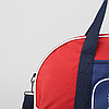 Сумка спортивная, отдел на молнии, 4 наружных кармана, цвет красный/синий, фото 4
