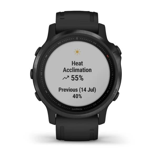 Garmin Fenix 6S Pro черные с черным ремешком - фото 5 - id-p178379661