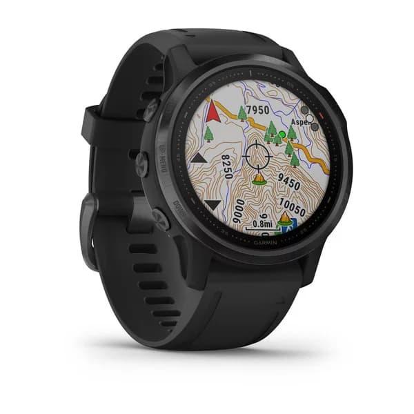 Garmin Fenix 6S Pro черные с черным ремешком - фото 7 - id-p178379661