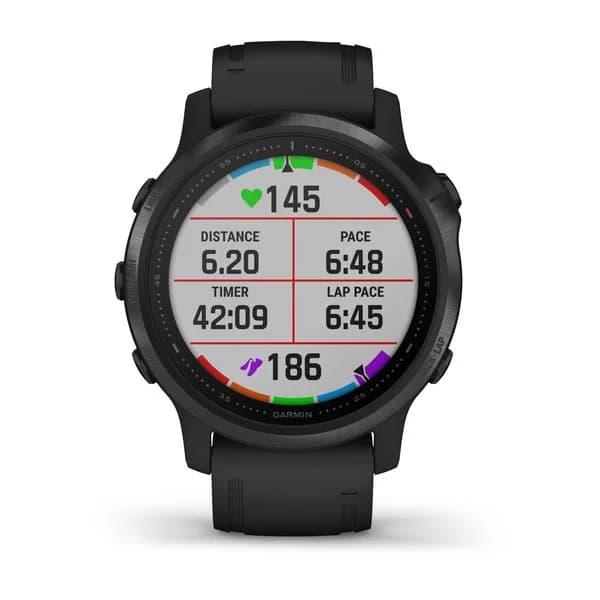 Garmin Fenix 6S Pro черные с черным ремешком - фото 8 - id-p178379661