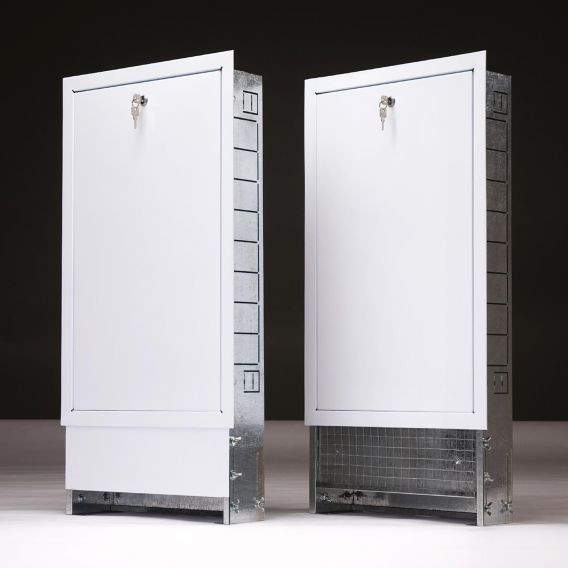 Шкаф распределительный встроенный универсальный GROTA ШРВ-У-0 (1-3 выходов) с внутренней дверцей - фото 1 - id-p22406166