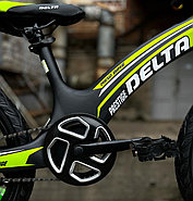 Велосипед детский Delta Prestige Maxx 20 черно-зеленый, фото 4