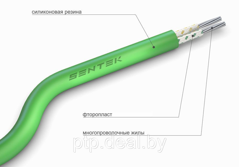 КТМФС (Кабель термопарный многожильный в изоляции из фторопласта и силикона) - фото 2 - id-p178403662