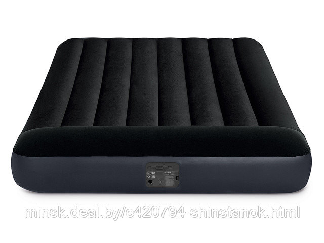 Надувной матрас с подголовником Full Classic, 137х191х25 см, встр. эл. насос, INTEX