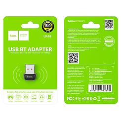 USB bluetooth adapter hoco UA18 / BT 5.0  Для ПК (Совместимость к геймпадам PS4,PS5,XBOX ONE,S,X, Series)