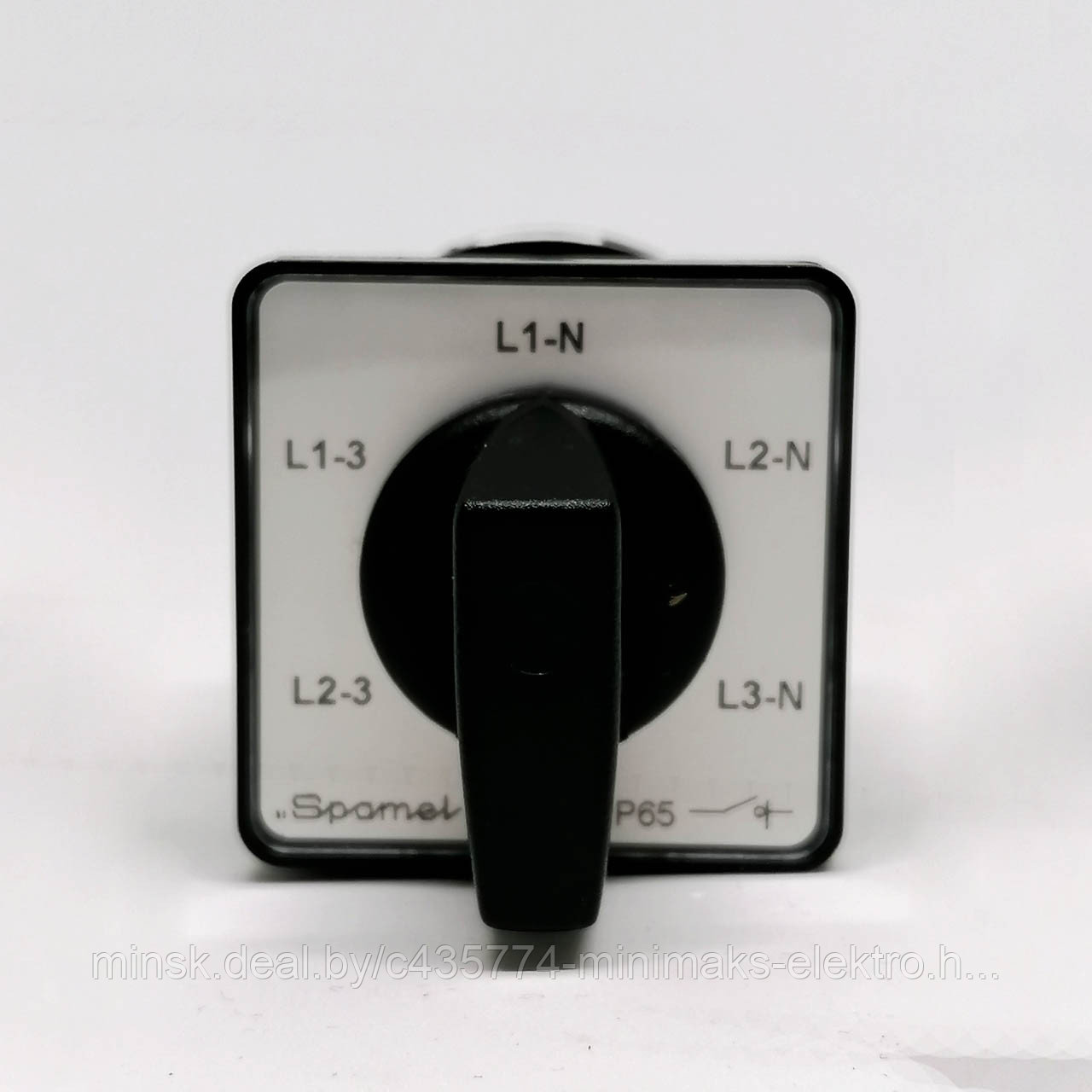 Переключатель SK16G-3.6611\P23 схема L1-N - L2-N - L3-N - L1-2 - L2-3 - L1-3