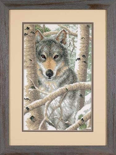 Набор для вышивания крестом «Зимний волк» «Wintry Wolf» - фото 1 - id-p178413246