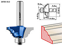 Фреза кромочная калевочная №4 ЗУБР 33,3x13мм, радиус 5мм