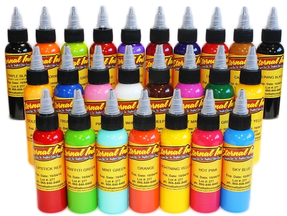 Набор цветов красок Eternal 60мл. Top 25 Color Set