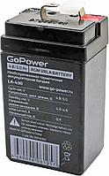 Аккумулятор GOPOWER LA-430 4В 3Ач (герметизированная свинцово-кислотная аккумуляторная батарея 4V, 3Ah)